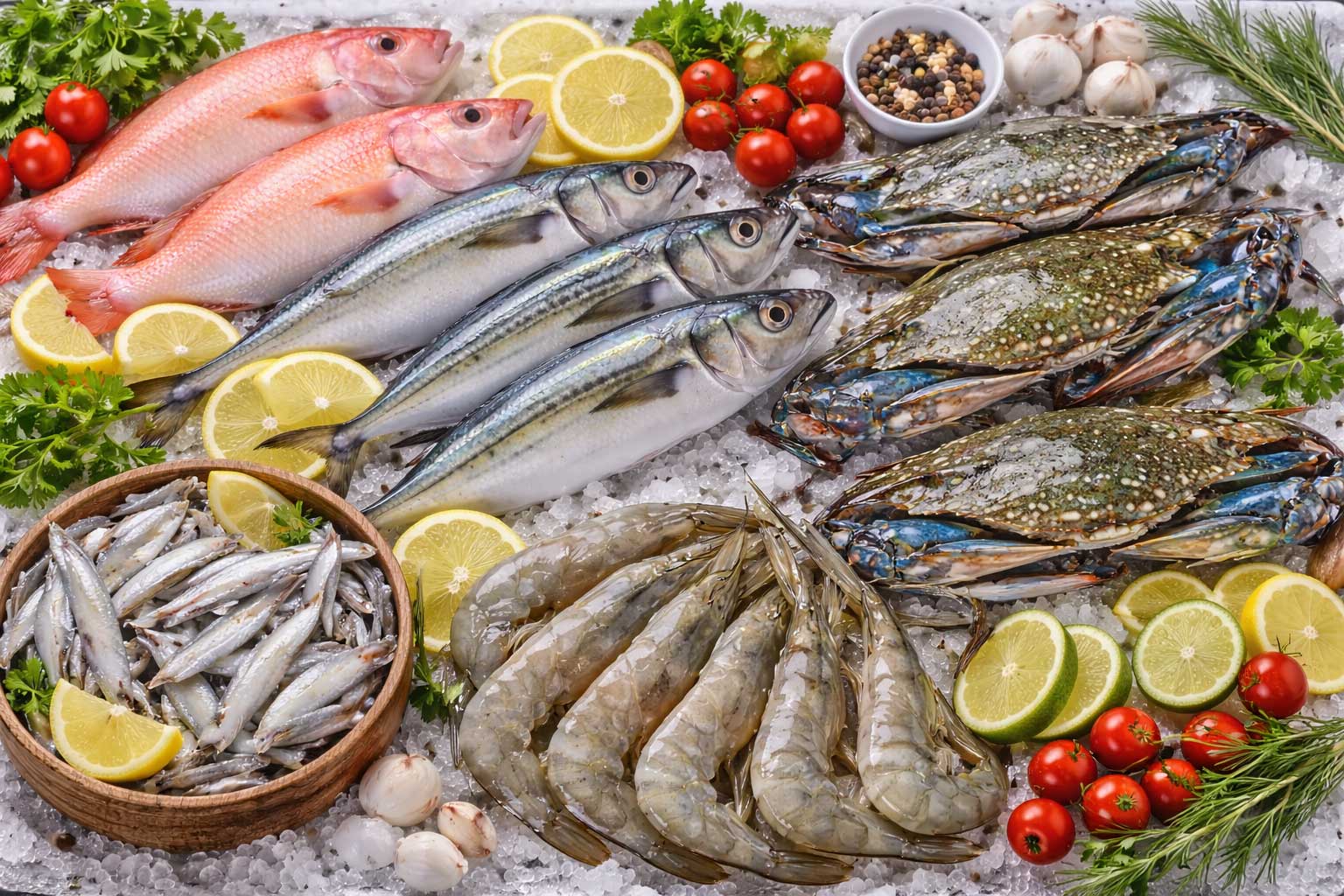 Pazhaverkadu Crabs and Prawns