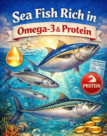Rich in Omega-3 & protein